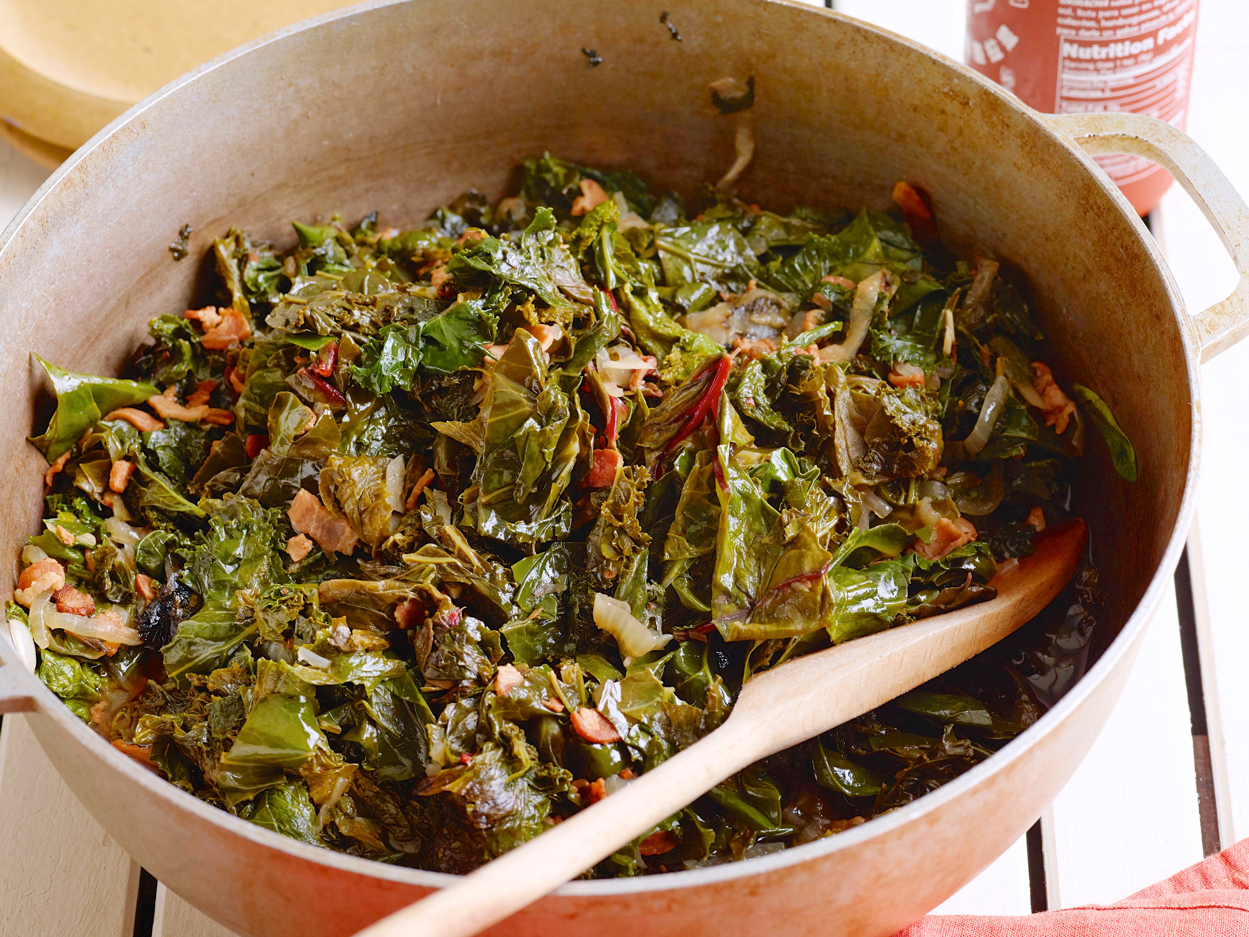 Easy Southern Mustard Greens Recipe + {VIDEO}