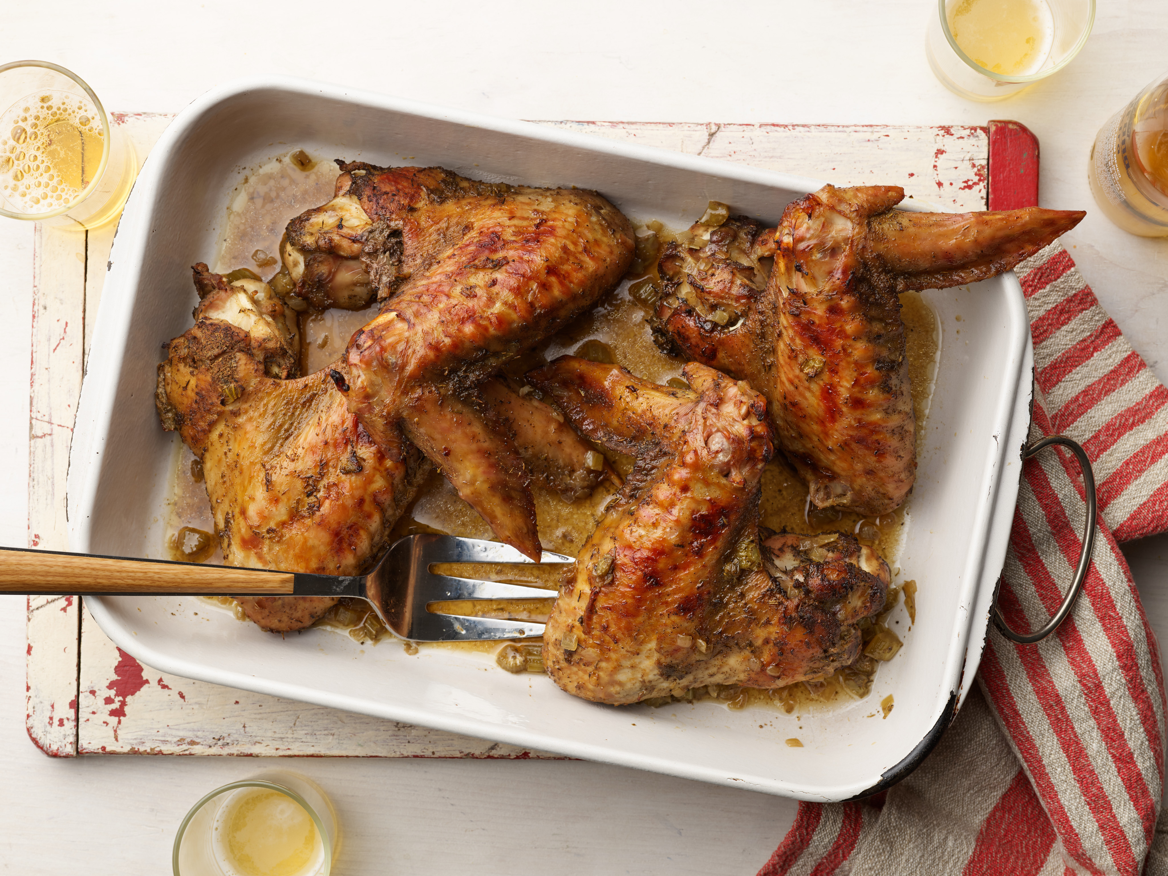 Warmdaddy's Braised Turkey Wings Recipe